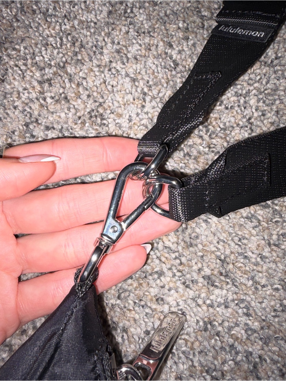 lululemon athletica Black Nylon Crescent Shoulder Bag - Picture 8 of 10